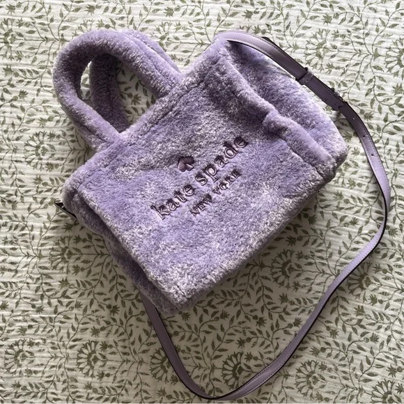 Kate Spade Ellie Faux Fur Small Tote - Picture 1 of 5